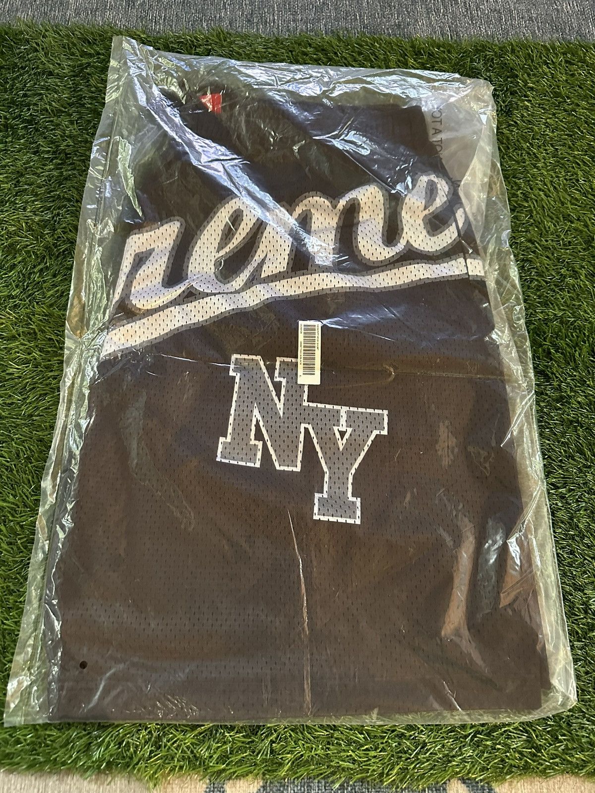 Supreme Big Script Mesh Short Black SS24 Sz XL Ready to Ship