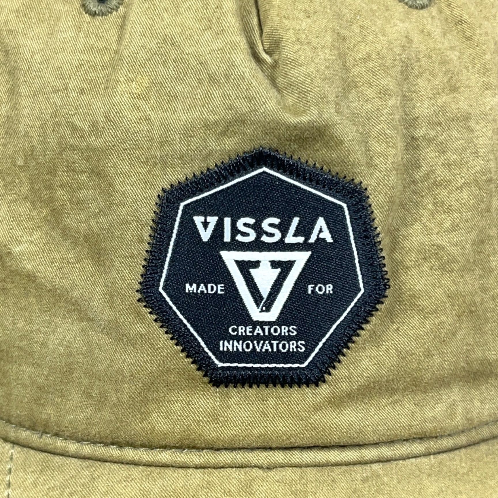 Vissla Vissla Hat Cap Snapback Olive Green Adult Patch Retro Adjustable Size ONE SIZE - 2 Thumbnail