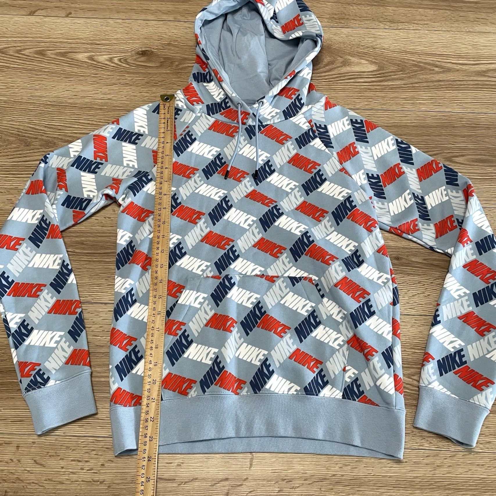 Nike Nike Women's Hoodie XS Pullover Activewear Light Blue Multicolor Size XS / US 0-2 / IT 36-38 - 3 Thumbnail