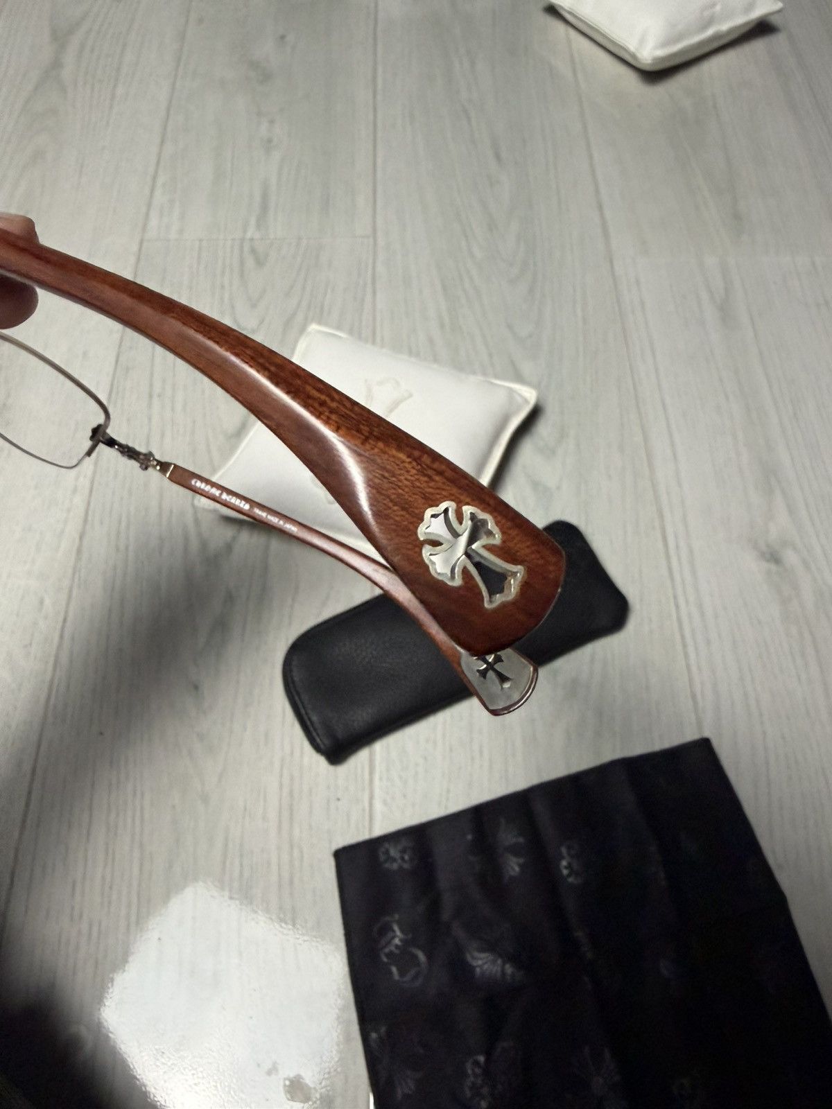 Chrome Hearts Chrome Hearts Wood “Rocks” Glasses Size ONE SIZE - 10 Thumbnail
