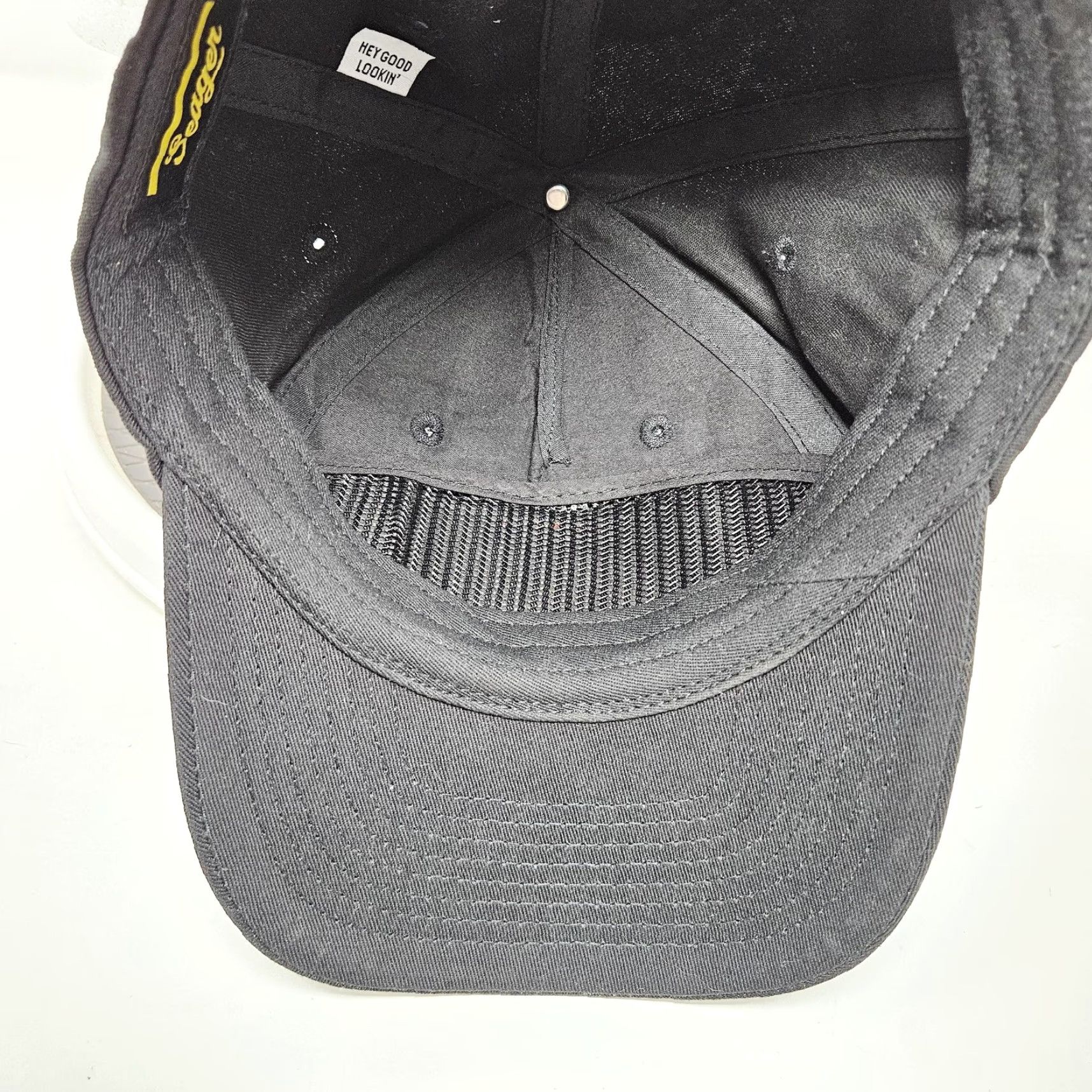 Vintage Seager Western Company Hat Cap Baseball Snap Back One Size Black Mens Patch Size ONE SIZE - 6 Thumbnail