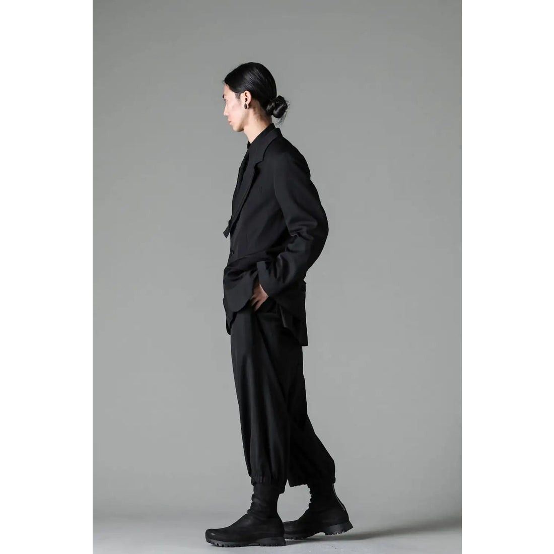 Yohji Yamamoto Yohji Yamamoto Pour Homme - Gathered 9 Part Length Pants Size US 30 / EU 46 - 18 Thumbnail