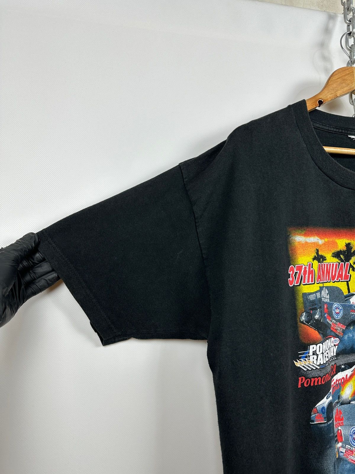 NASCAR 2001 Vintage NHRA Finals 37th Annual Pomona T-Shirt Size US XL / EU 56 / 4 - 13 Thumbnail