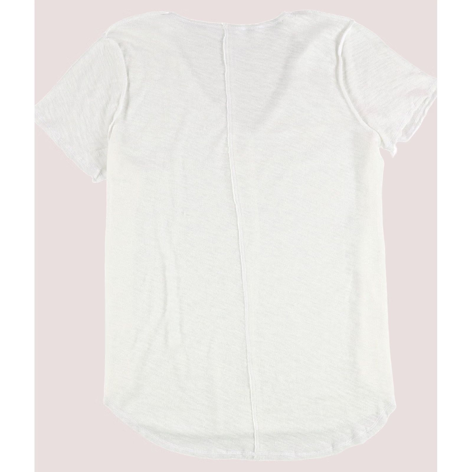 Vintage VINTAGE Tags Weekly Womens Solid Basic T-Shirt, white, L Size L / US 10 / IT 46 - 1 Thumbnail