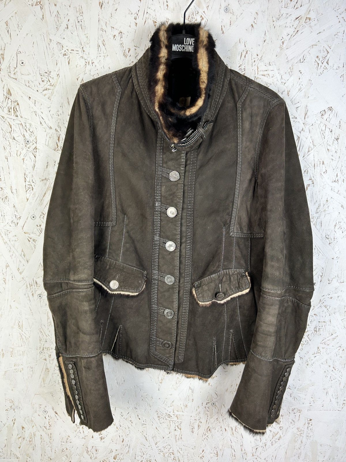 Marithe + Francois Girbaud Marithe Francois Girbaud Kangaroo Reversible Leather Jacket Size M / US 6-8 / IT 42-44 - 1 Thumbnail