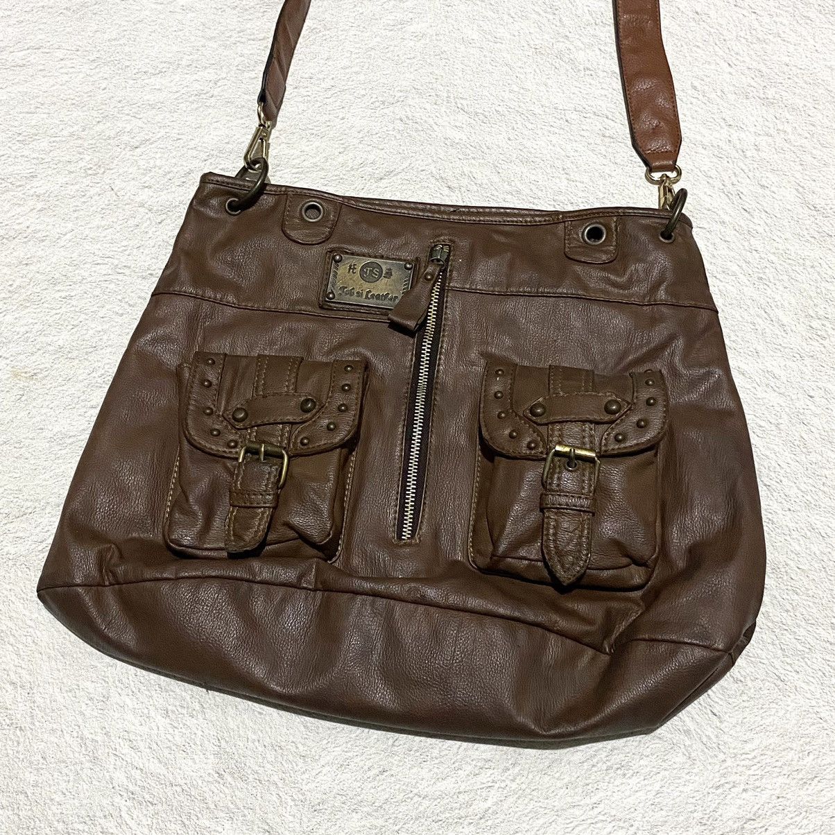 Vintage 🔥RARE🔥 Vintage Y2k Leather Bondage Sling bag Size ONE SIZE - 4 Thumbnail