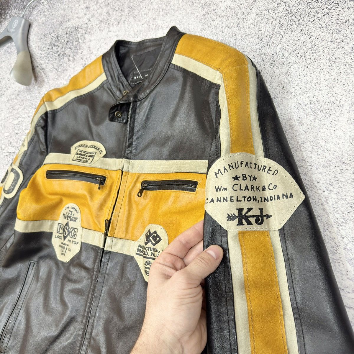 Vintage Vintage Sasch Italy Racing Jacket L size Size US L / EU 52-54 / 3 - 8 Thumbnail