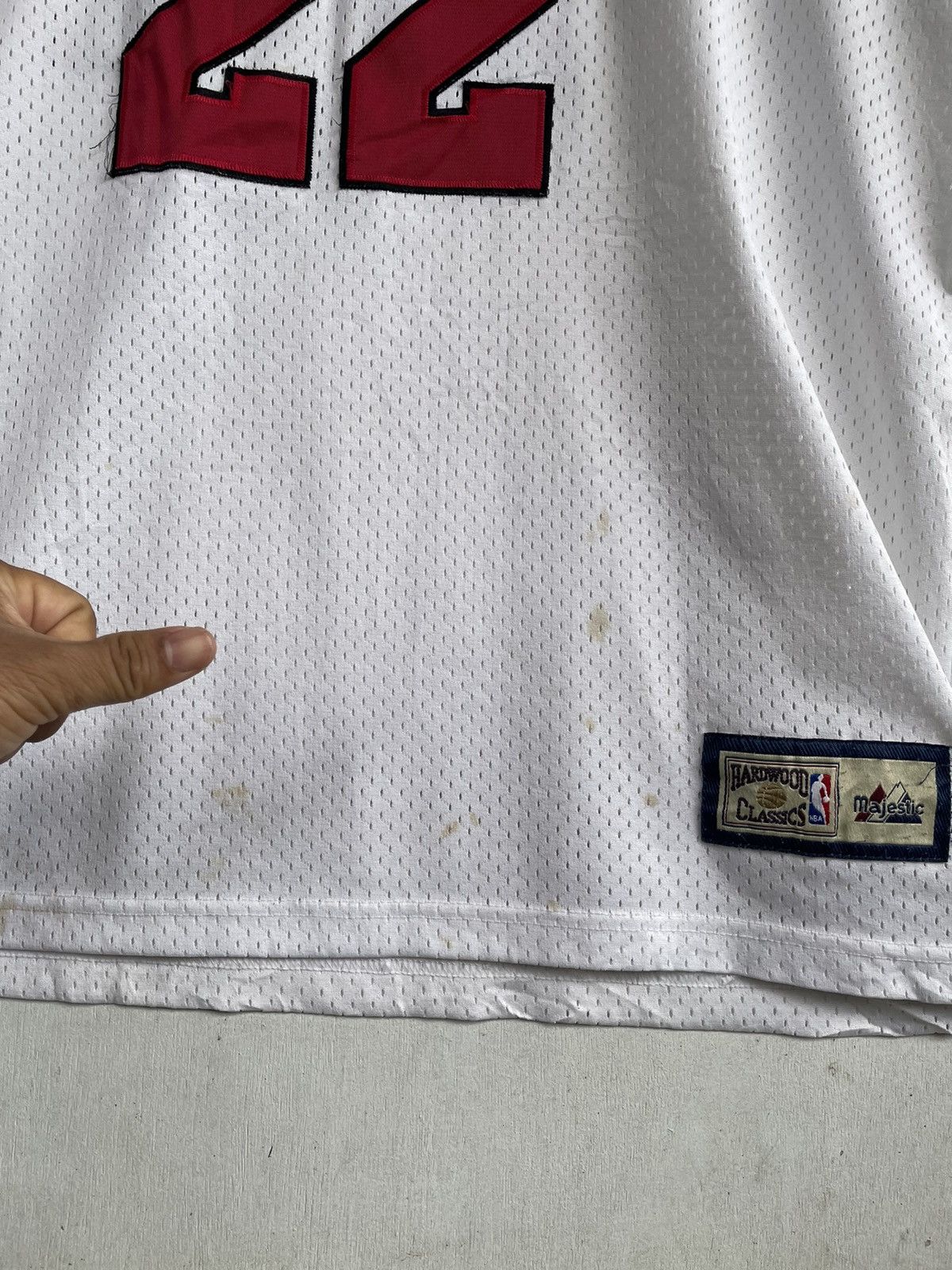 Majestic × NBA × Vintage VTG Bulls 22 Williams Hardwood Classic NBA Majestic Jersey Size US XL / EU 56 / 4 - 10 Thumbnail