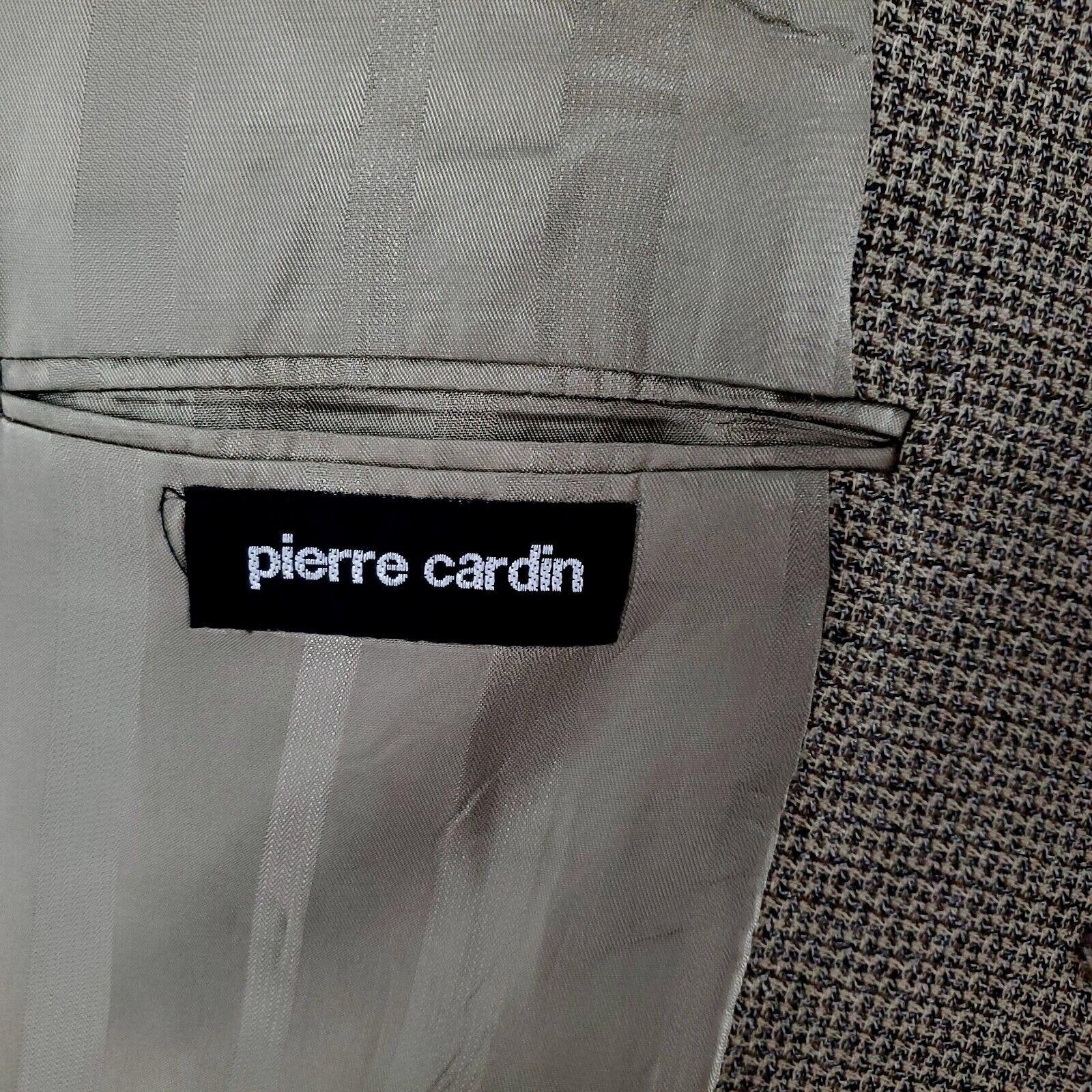 Pierre Cardin Pierre Cardin Tweed Textured Wool 3 Button Sport Coat 40R Ta Size 40R - 7 Thumbnail