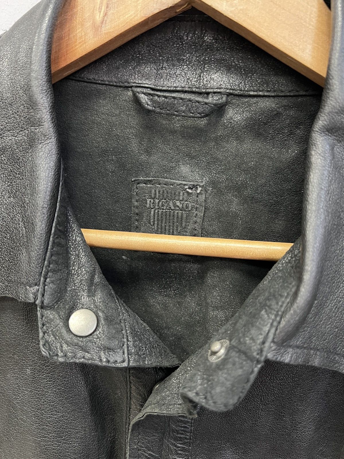 Other Reversible leather jacket y2k button up rick owens style Size US M / EU 48-50 / 2 - 4 Thumbnail