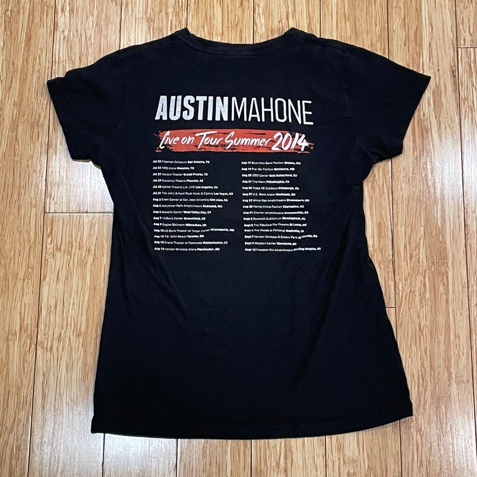 Tultex Austin Mahone Live On Tour 2014 T-Shirt influencer pop rock Size S / US 4 / IT 40 - 3 Thumbnail
