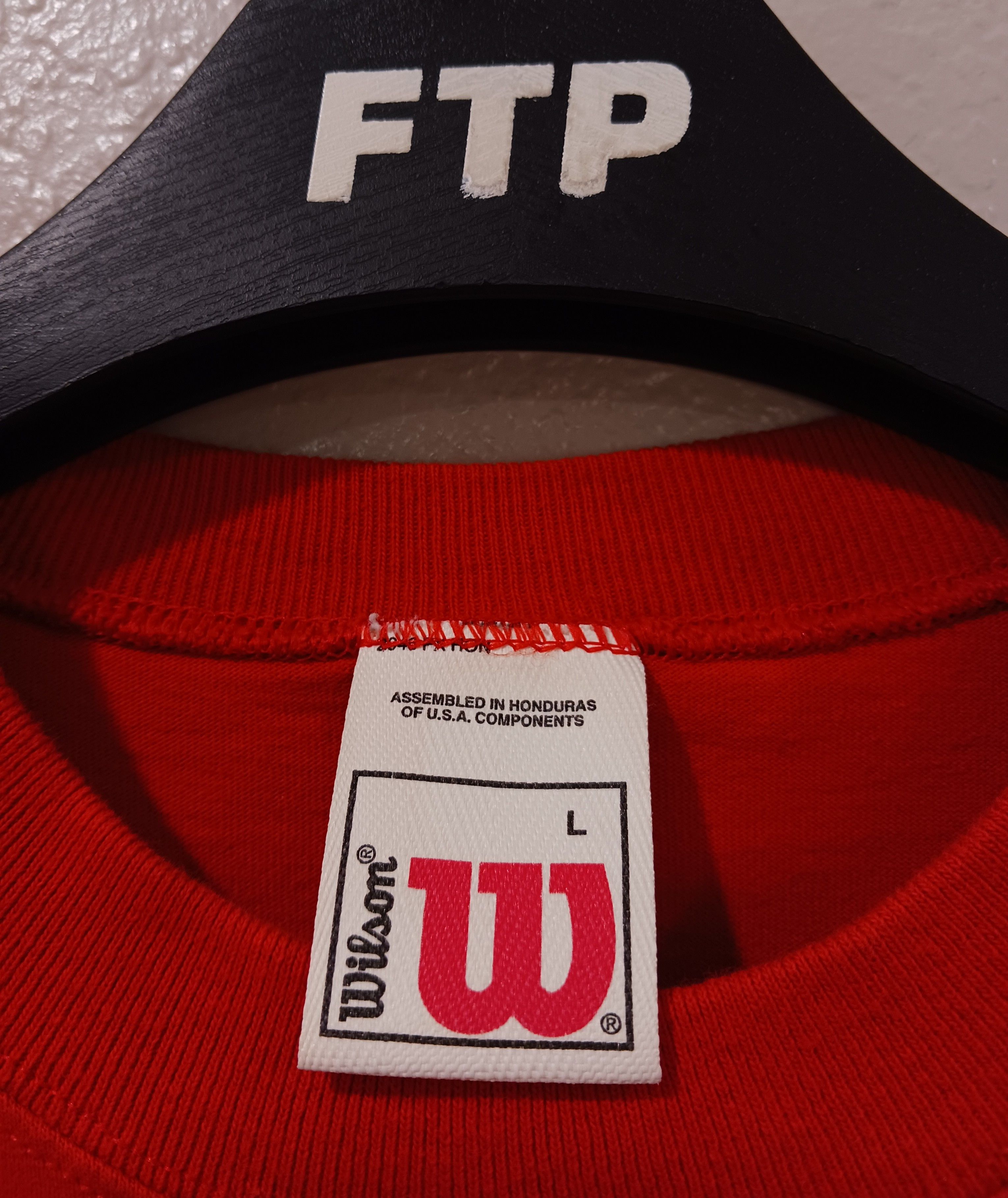 Vintage × Wilson Wilson Athleticwear Vintage 2000s Spell Out Logo Graphic Tee Size US L / EU 52-54 / 3 - 3 Thumbnail