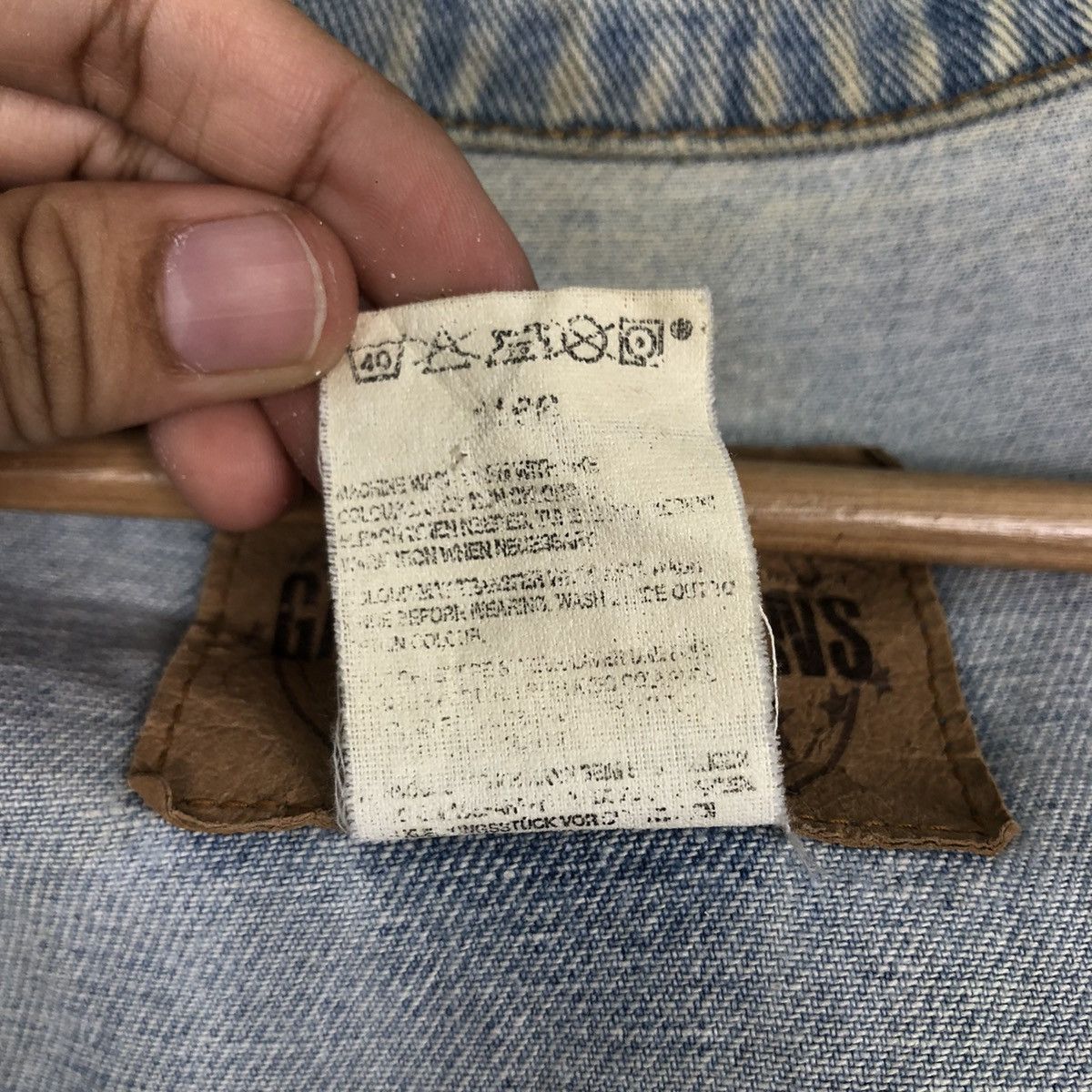 Japanese Brand 🔥90’s Trucker Denim Jacket Biker Gap Blue Jeans Japan Size US M / EU 48-50 / 2 - 15 Thumbnail