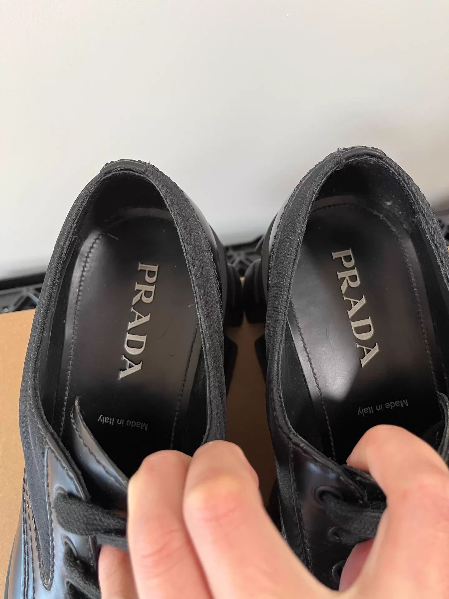 Prada Prada Monolith Zigzag Thick Tire Sole Derby Shoe 9 Size US 9 / EU 42 - 5 Thumbnail