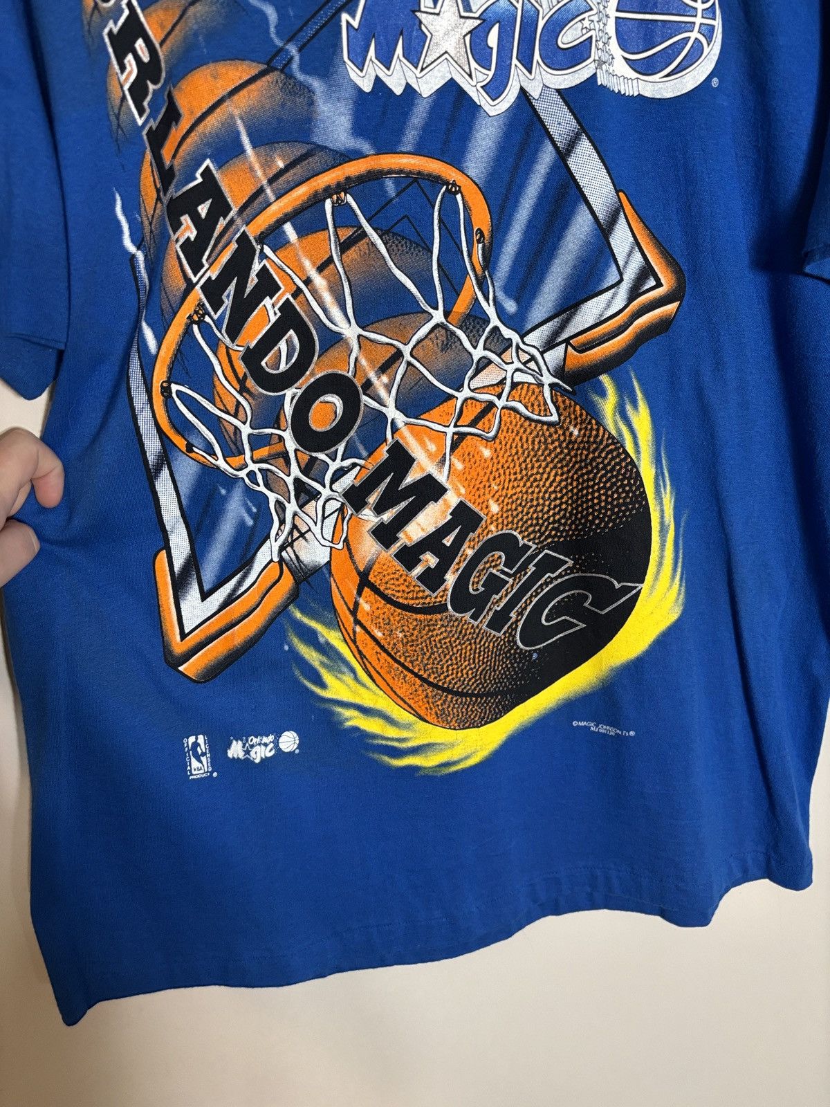 NBA Vintage Magic Johnson Orlando Magic NBA Shirt Large Size US L / EU 52-54 / 3 - 2 Thumbnail