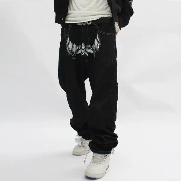 VIBE pattern punk hiphop jeans Size US 34 / EU 50 - 1 Thumbnail