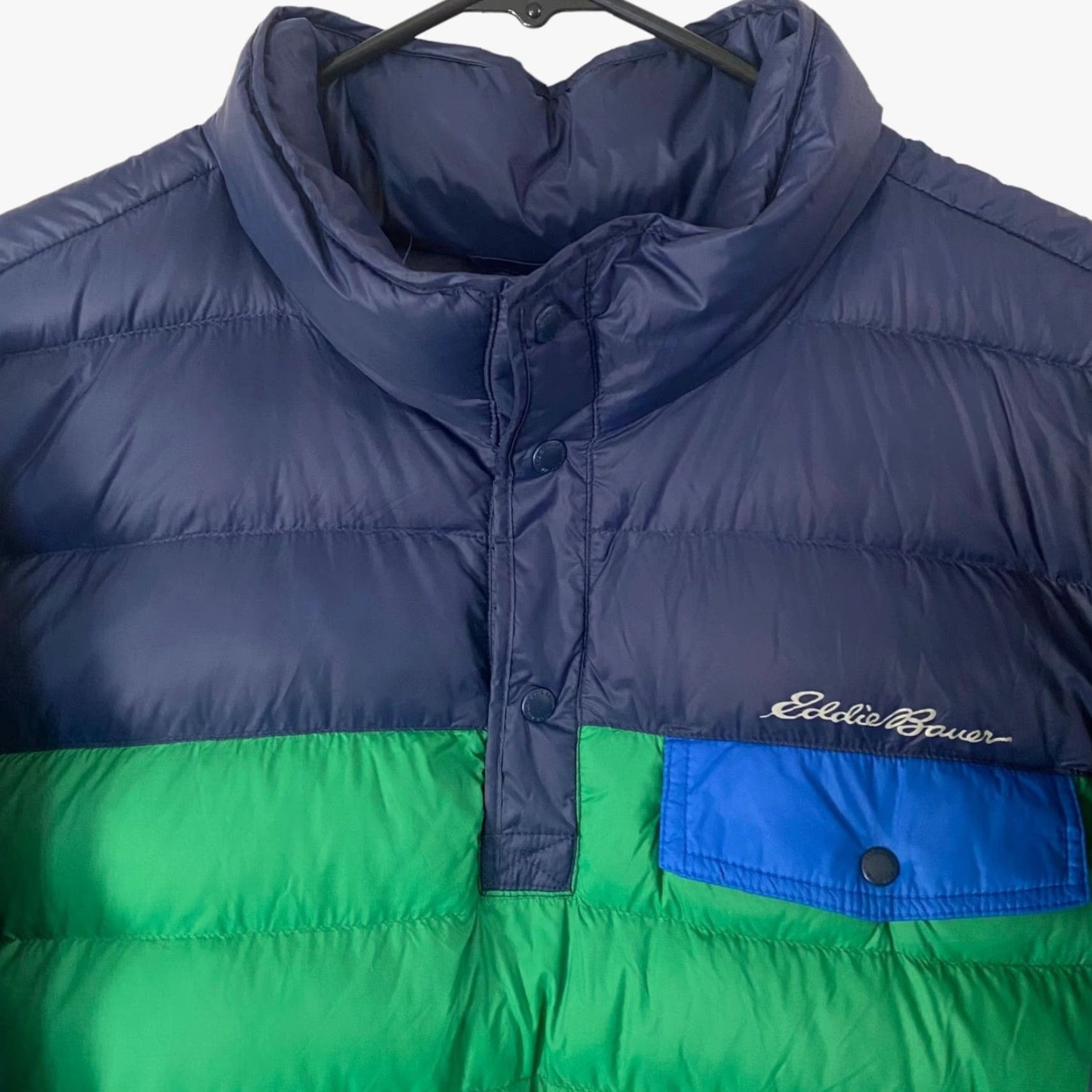 VINTAGE Eddie Bauer Down Puffer Jacket Mens XXL Short Casual