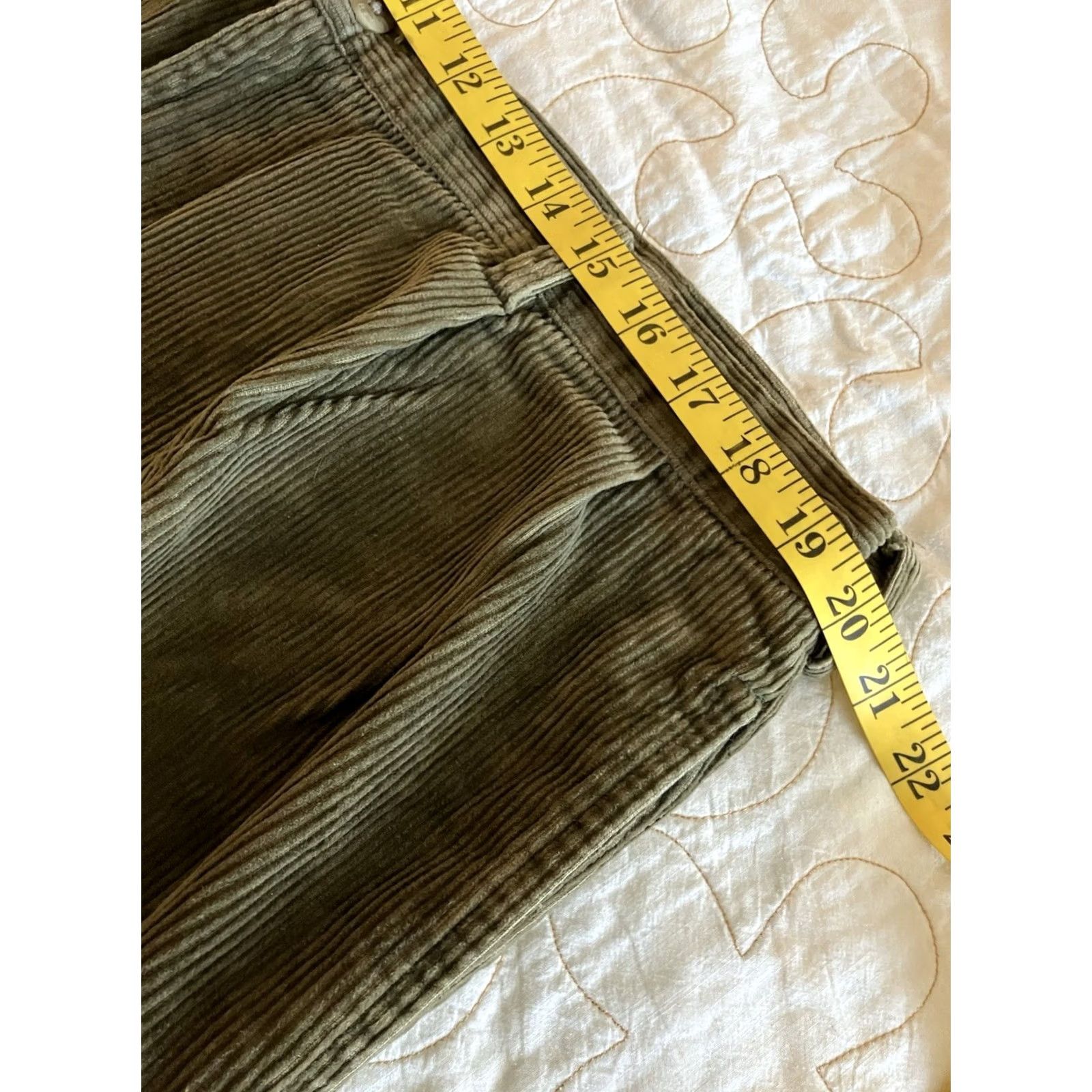 Vintage VINTAGE Trader Bay Men Corduroy Pants 40/29 Black Green Slim? Regular? Size US 40 / EU 56 - 6 Thumbnail