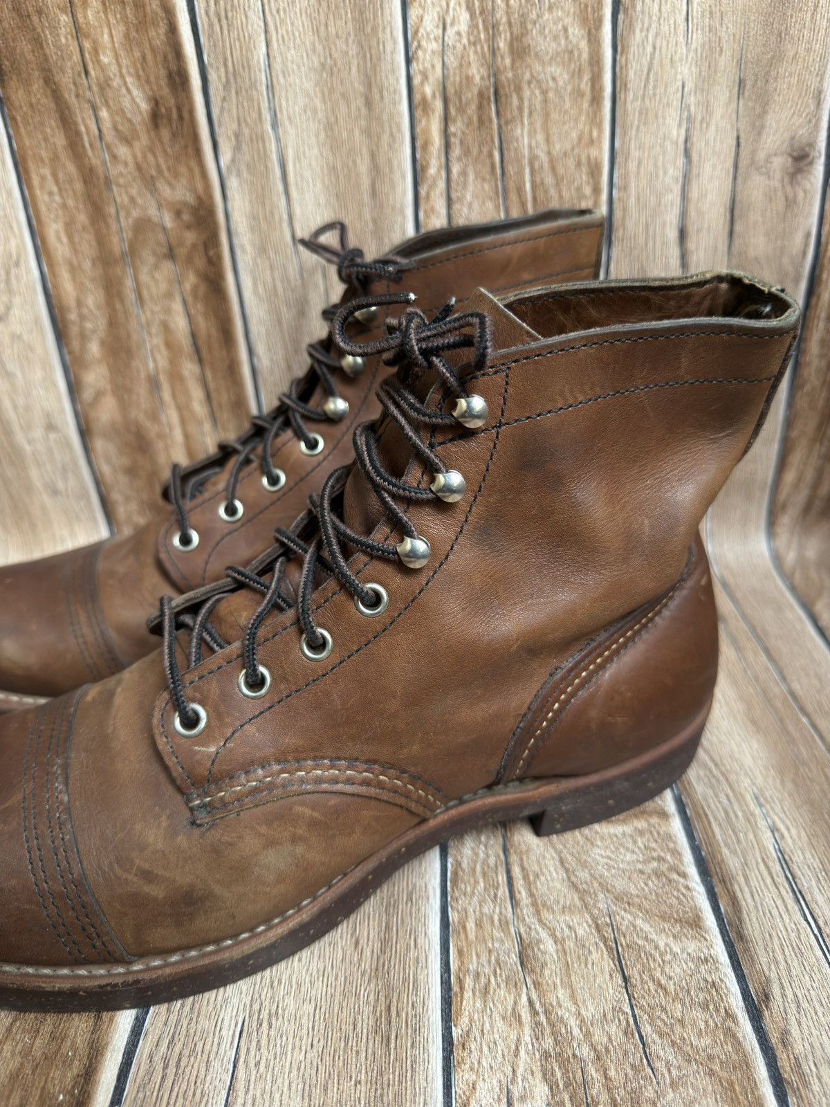 Red Wing × Vintage 8111 iron ranger boots Size US 9 / EU 42 - 6 Thumbnail