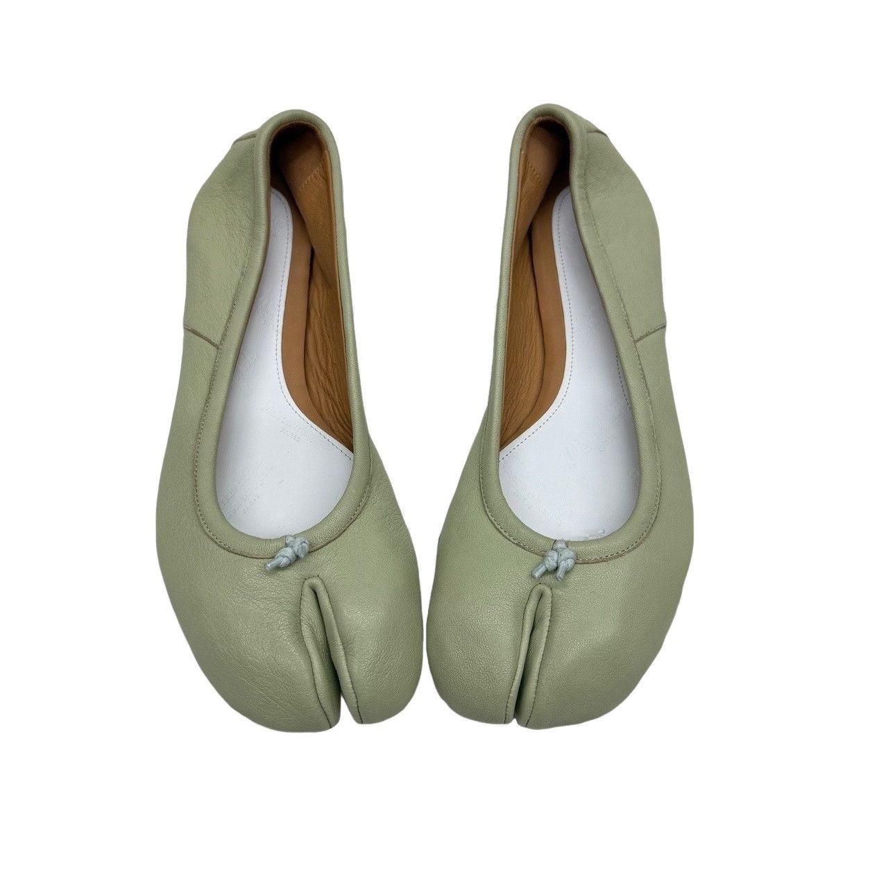 Maison Margiela Maison Margiela Tabi Flats Green Size 36 Size US 6 / IT 36 - 1 Thumbnail