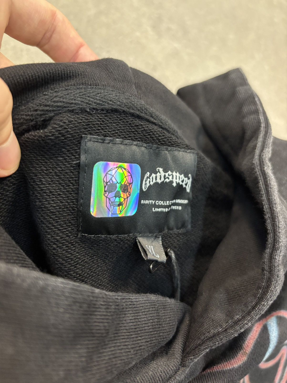 Godspeed Godspeed Pitstop Hoodie, Washed Black Size US XL / EU 56 / 4 - 24 Thumbnail
