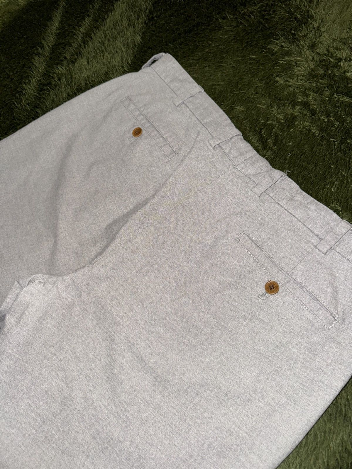 Brooks Brothers [W36] Brooks Brothers USA Washed Cotton Trousers Gray Size US 36 / EU 52 - 8 Thumbnail