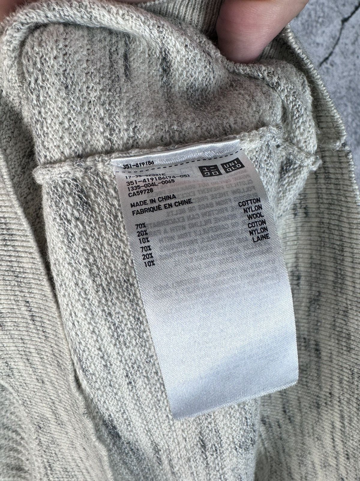 Designer × Japanese Brand × Uniqlo Uniqlo blend multicolor sweater rare Size US L / EU 52-54 / 3 - 4 Thumbnail