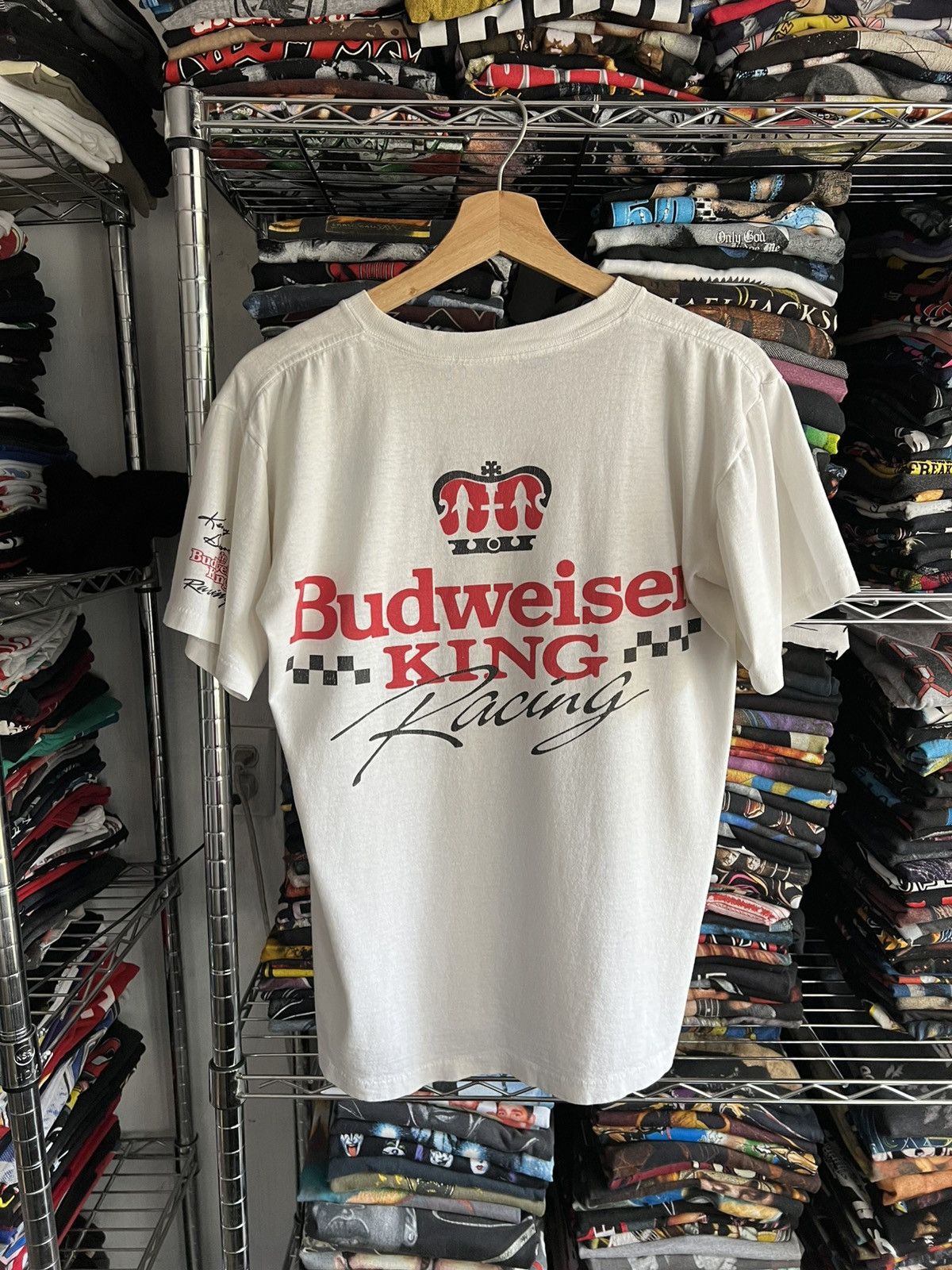 Vintage 1992 Kenny Bernstein King Tedde Single Stitch F1 Tee Size US M / EU 48-50 / 2 - 2 Thumbnail