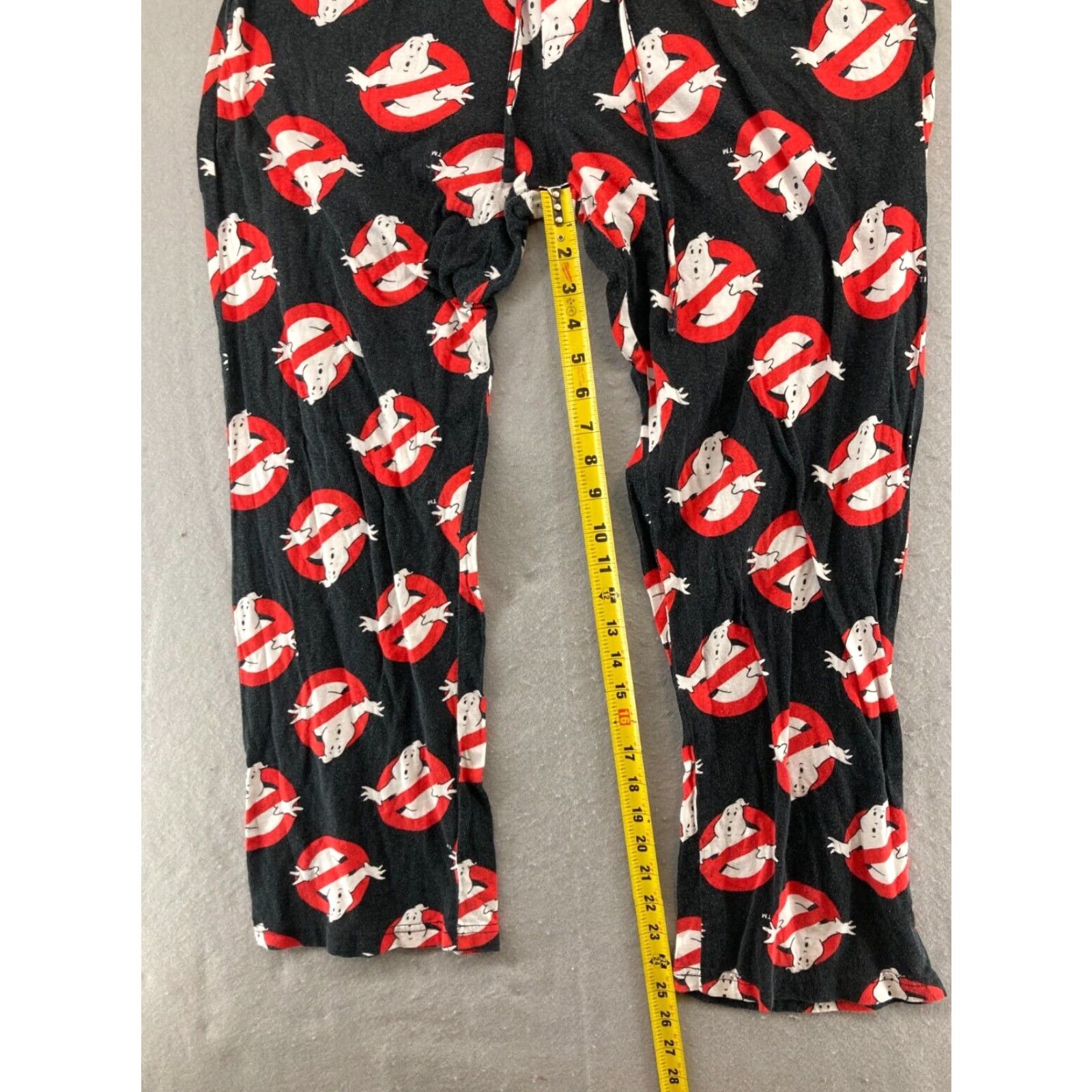 Vintage MJC Ghostbusters Womens Sleep Pants S Black Logo Vintage 80s 90s Lounge Pants Shirt Womens Black Ghostbusters Logo Vintage 90s Size 28" / US 6 / IT 42 - 5 Thumbnail