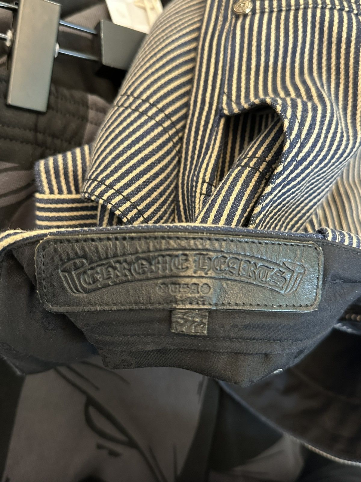 Chrome Hearts CHROME HEARTS DOUBLE KNEE STRIPE CARPENTER Size US 32 / EU 48 - 5 Thumbnail