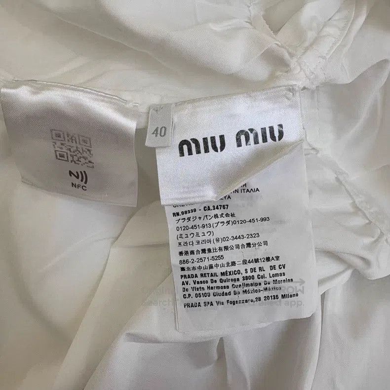 Miu Miu Miu Miu College Style Letter Logo Dress Size S / US 4 / IT 40 - 8 Thumbnail