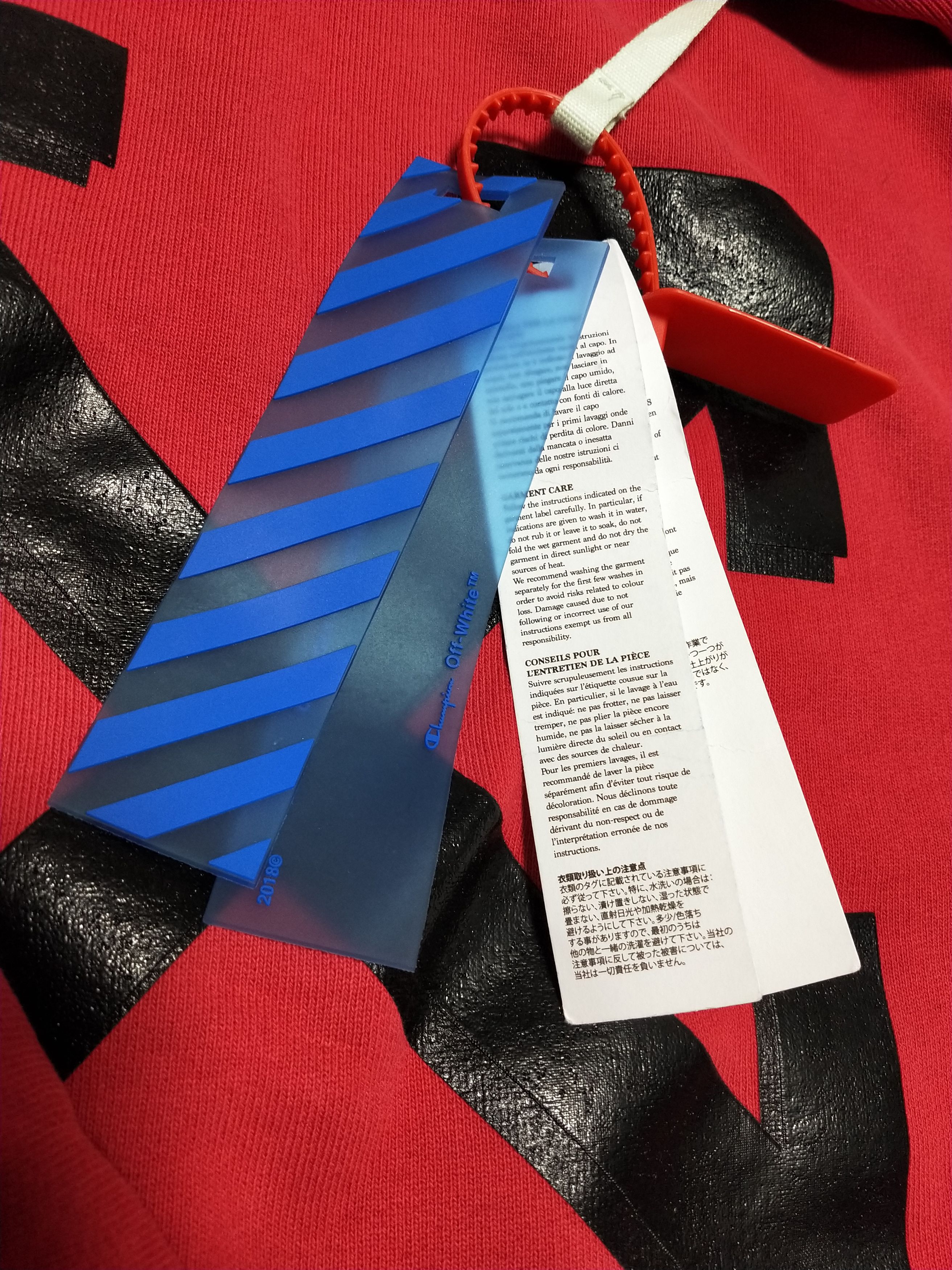 Champion × Off-White Champion Arrow Sweatshirt Size US S / EU 44-46 / 1 - 8 Thumbnail