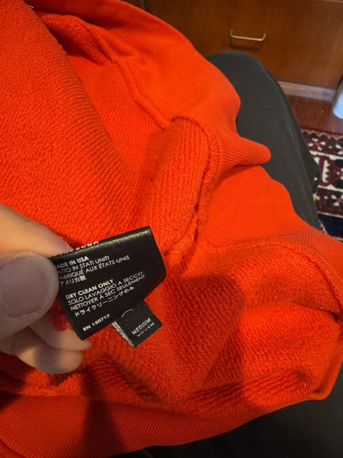 Amiri Amiri Rodeo Drive Crewneck Red Medium Size US M / EU 48-50 / 2 - 5 Thumbnail