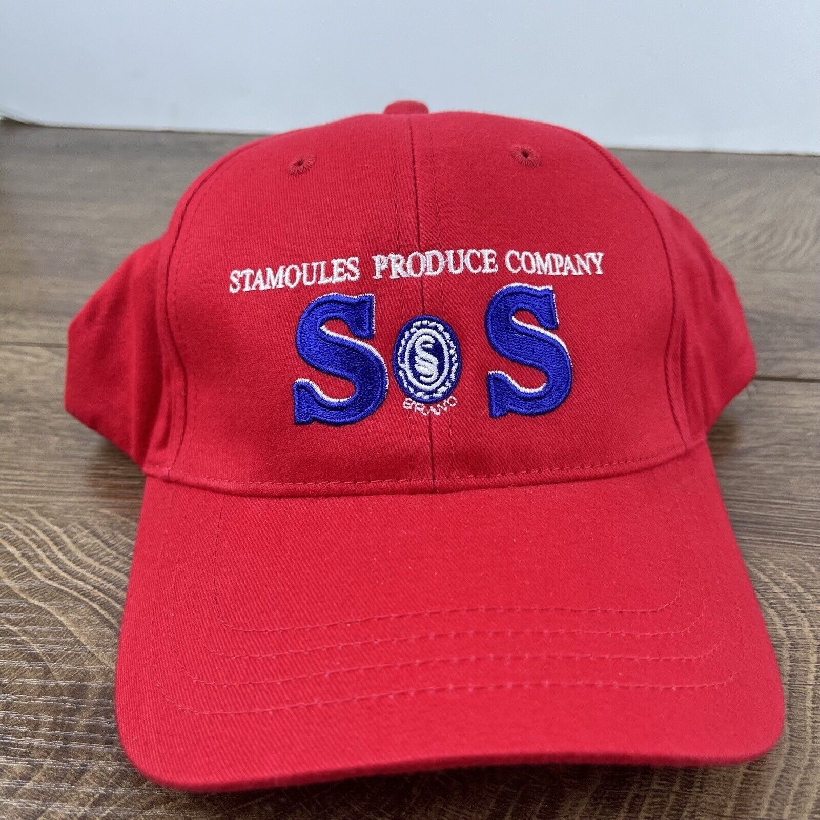 Other Stomoules Produce Hat SOS Hat Red Cap Hat Adjustable Hat Red Size ONE SIZE - 3 Thumbnail