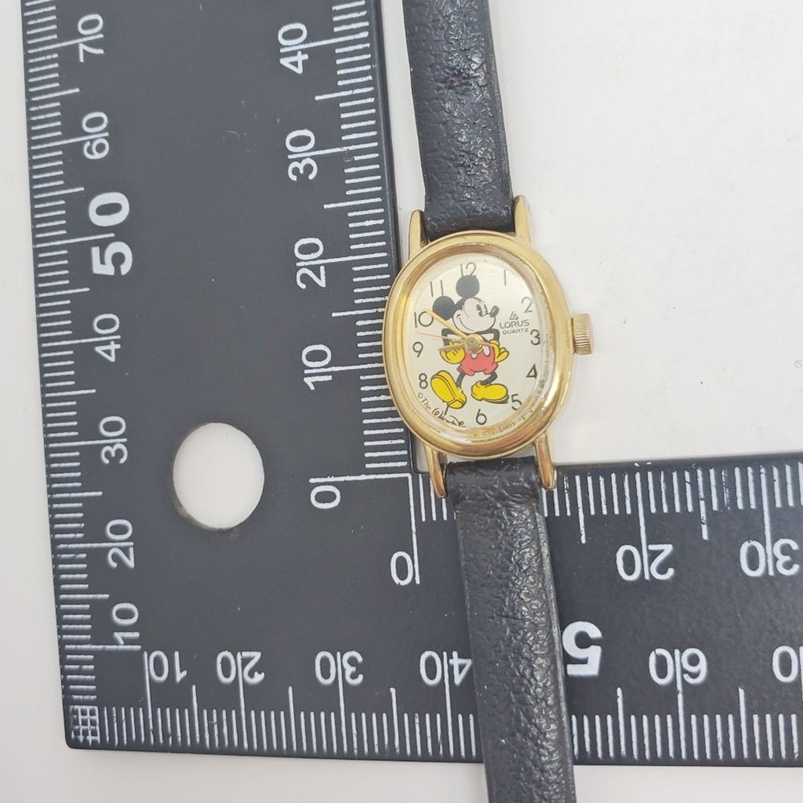Disney Disney X Lorus Vintage Gold-Toned Mickey Mouse Oval Watch Size ONE SIZE - 14 Thumbnail