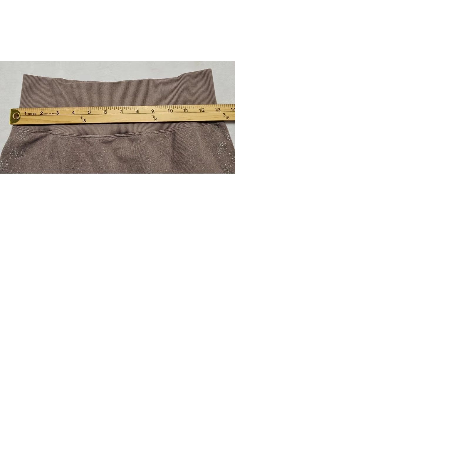 Victoria's Secret VINTAGE Victoria's Secret PINK Active Leggings Womens M Taupe High Rise Workout Yoga Size 32" / US 10 / IT 46 - 9 Thumbnail