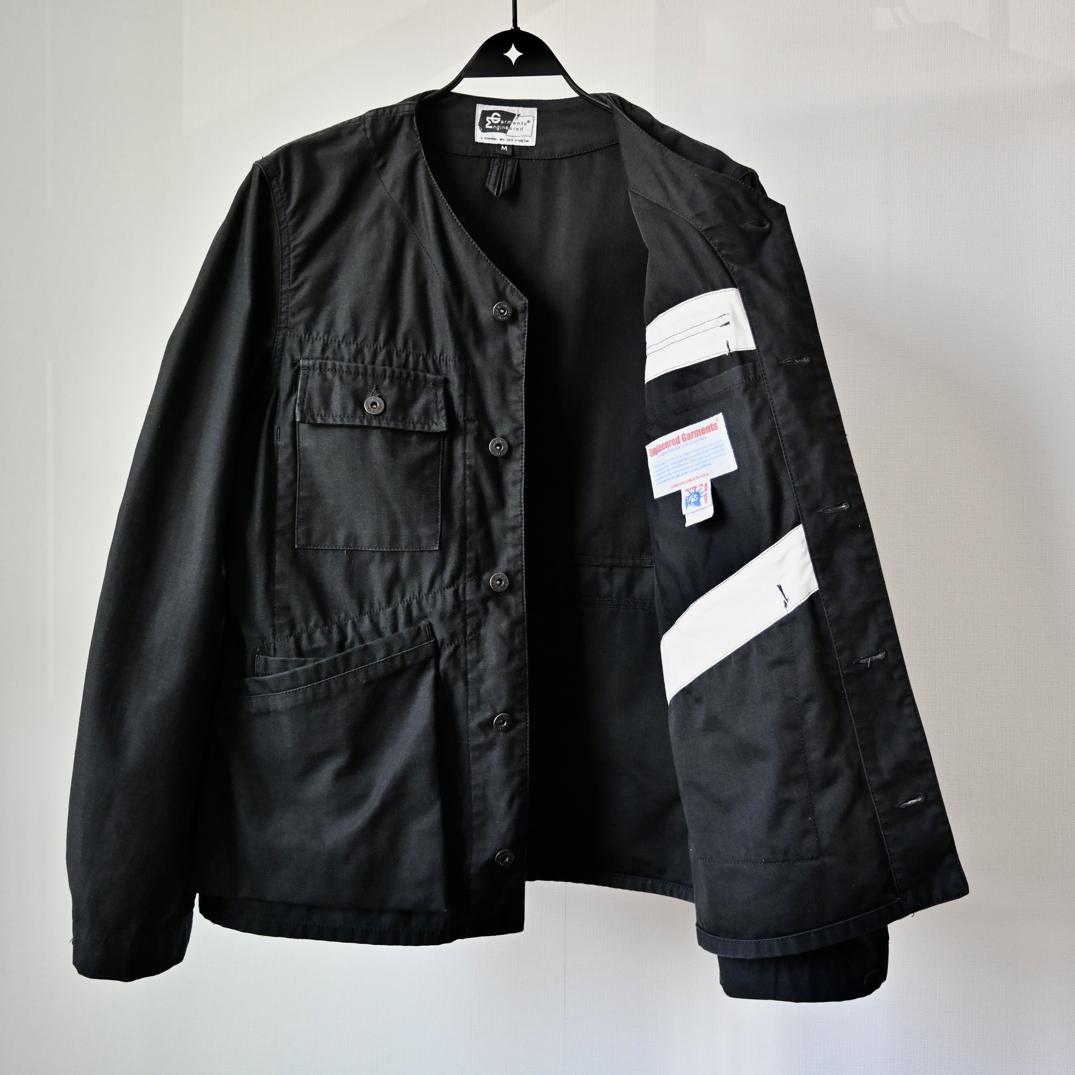 Engineered Garments OLD MODEL, VTG Engineered Garments black sateen work jacket Size US M / EU 48-50 / 2 - 22 Thumbnail