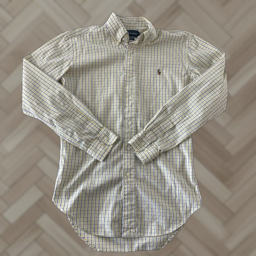 Polo Ralph Lauren Ralph Lauren Polo Shirt Plaid Classic Long Sleeve Mens Yellow Dress Shirt 14.5 32/33 Size XS? Size US S / EU 44-46 / 1 - 1 Thumbnail