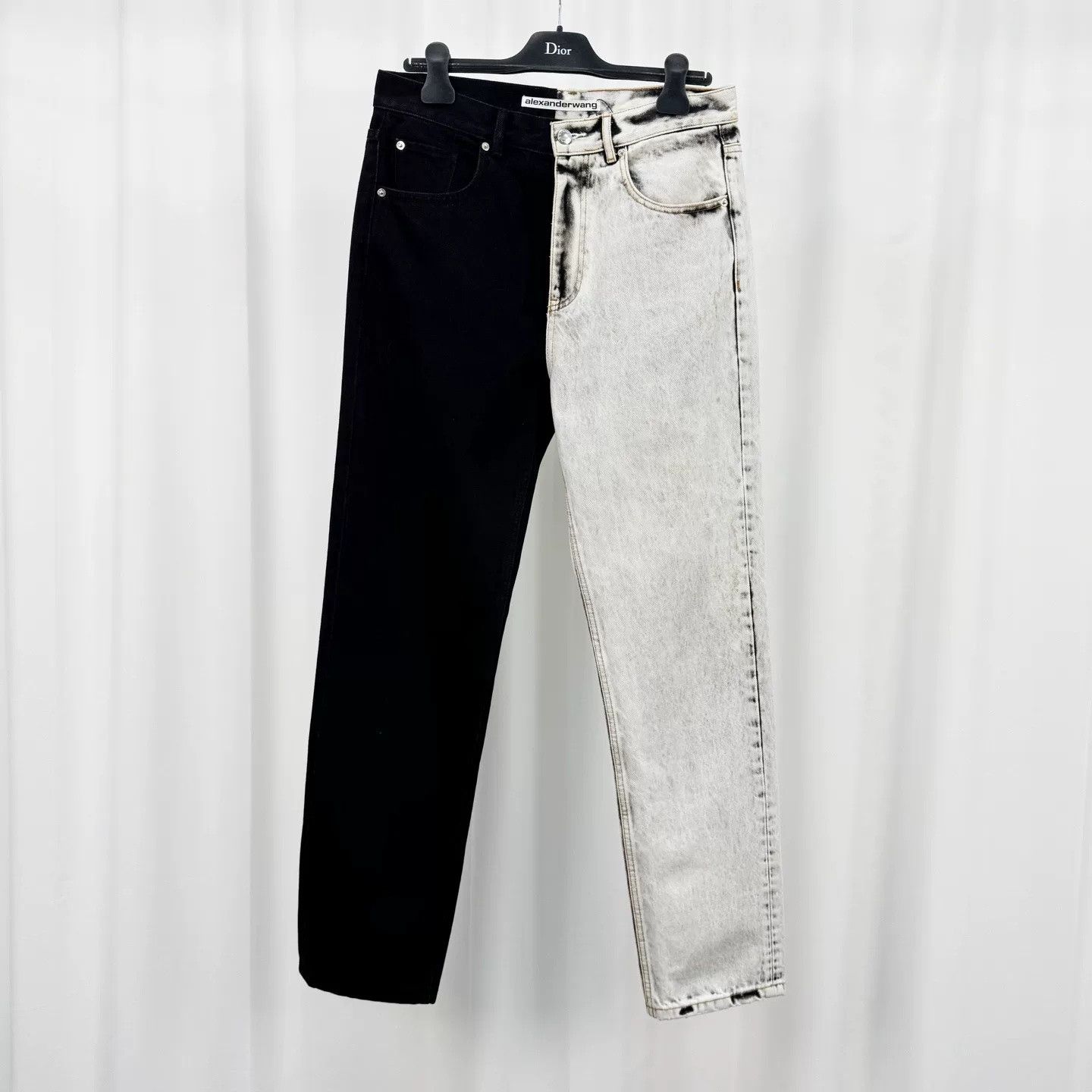 Alexander Wang Alexander Wang Colorblock Denim Pants Size US 32 / EU 48 - 1 Thumbnail