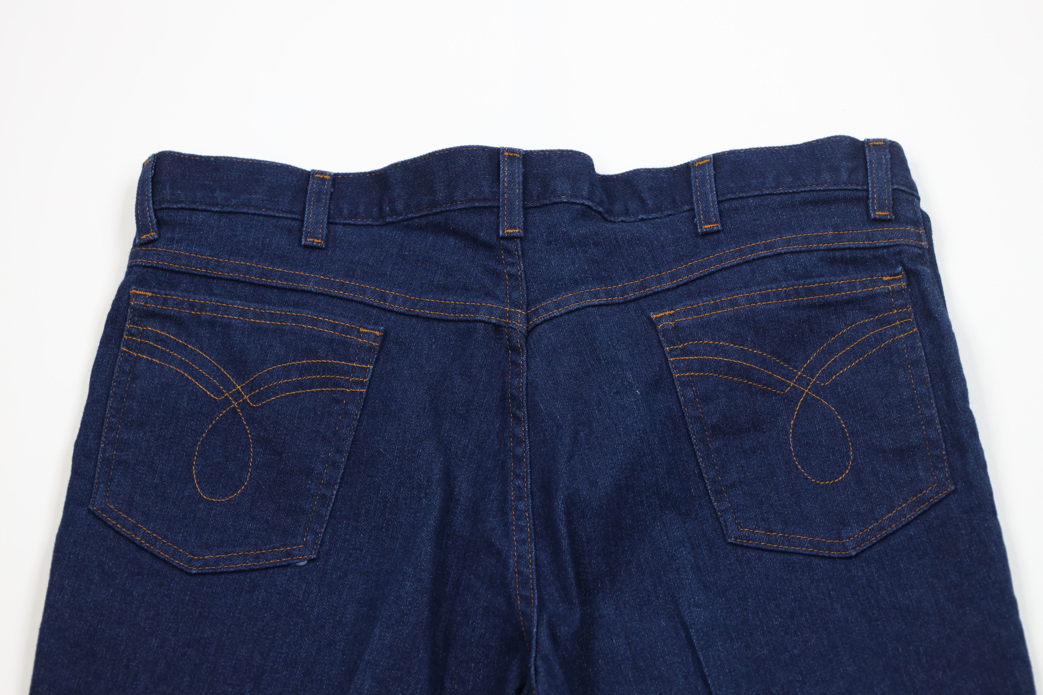 Vintage Vintage 90s Streetwear Stretch Flared Denim Jeans Blue Size US 36 / EU 52 - 9 Thumbnail