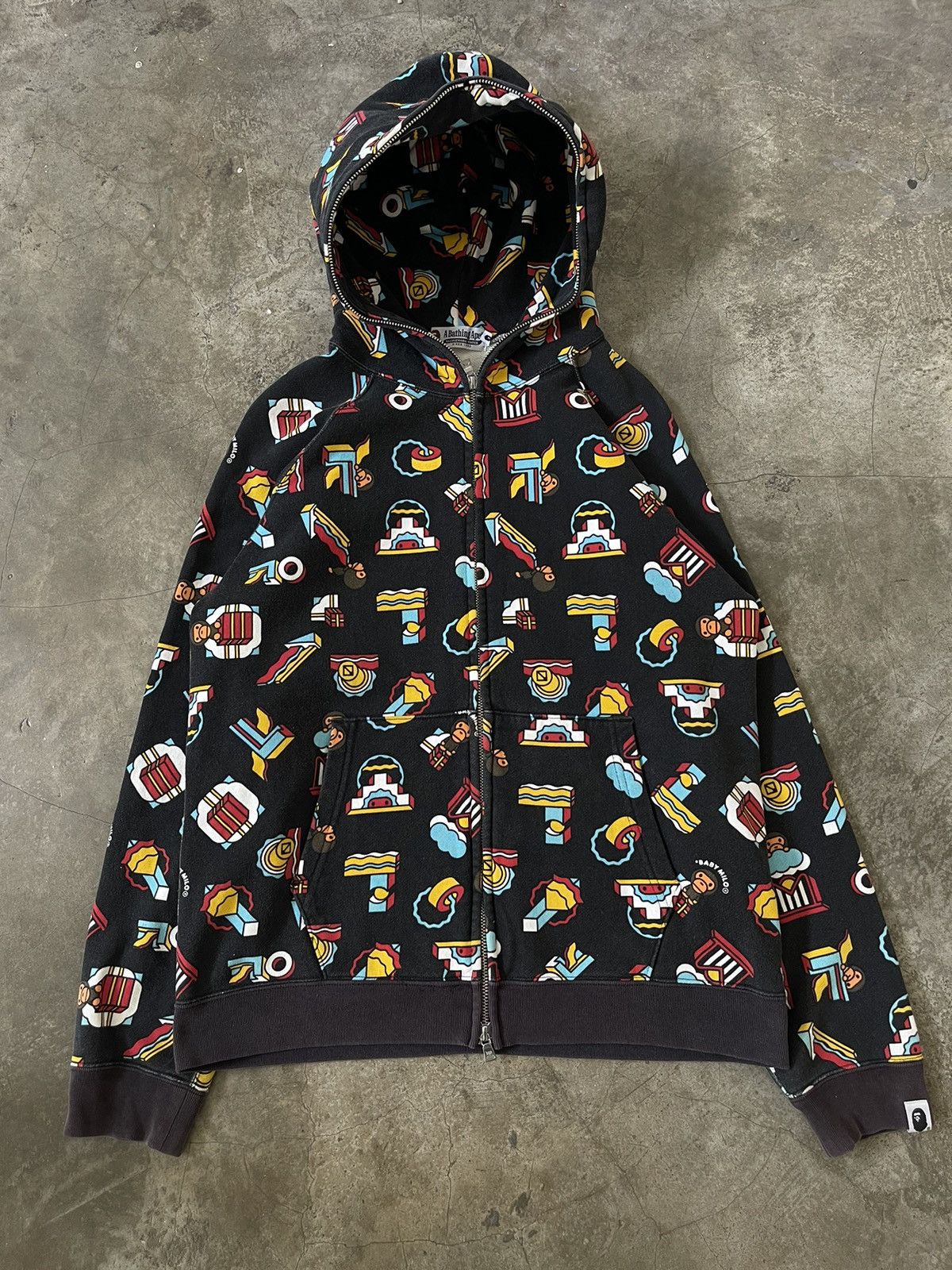 Bape BAPE Comic Milo & Lisa full zip hoodie a bathing ape | Grailed