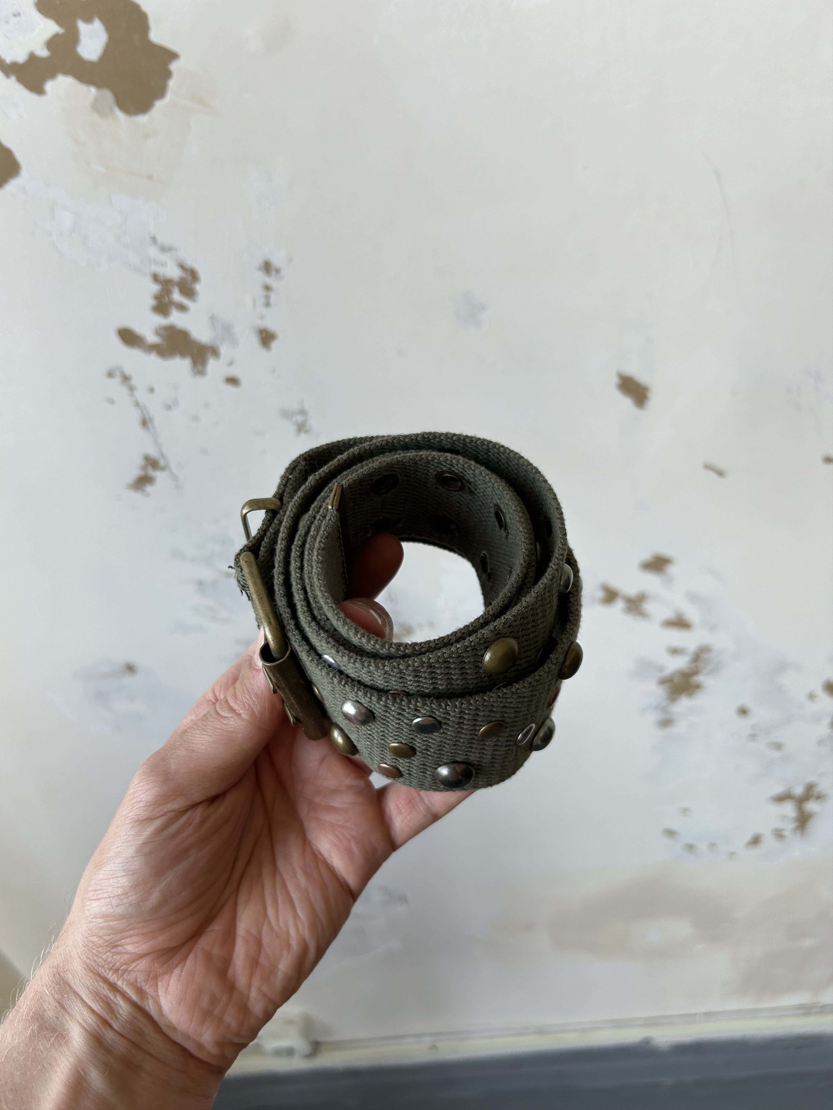 Other Vintage Avant Garde Belt On Rivets Y2K Japanese Style Size ONE SIZE - 3 Thumbnail