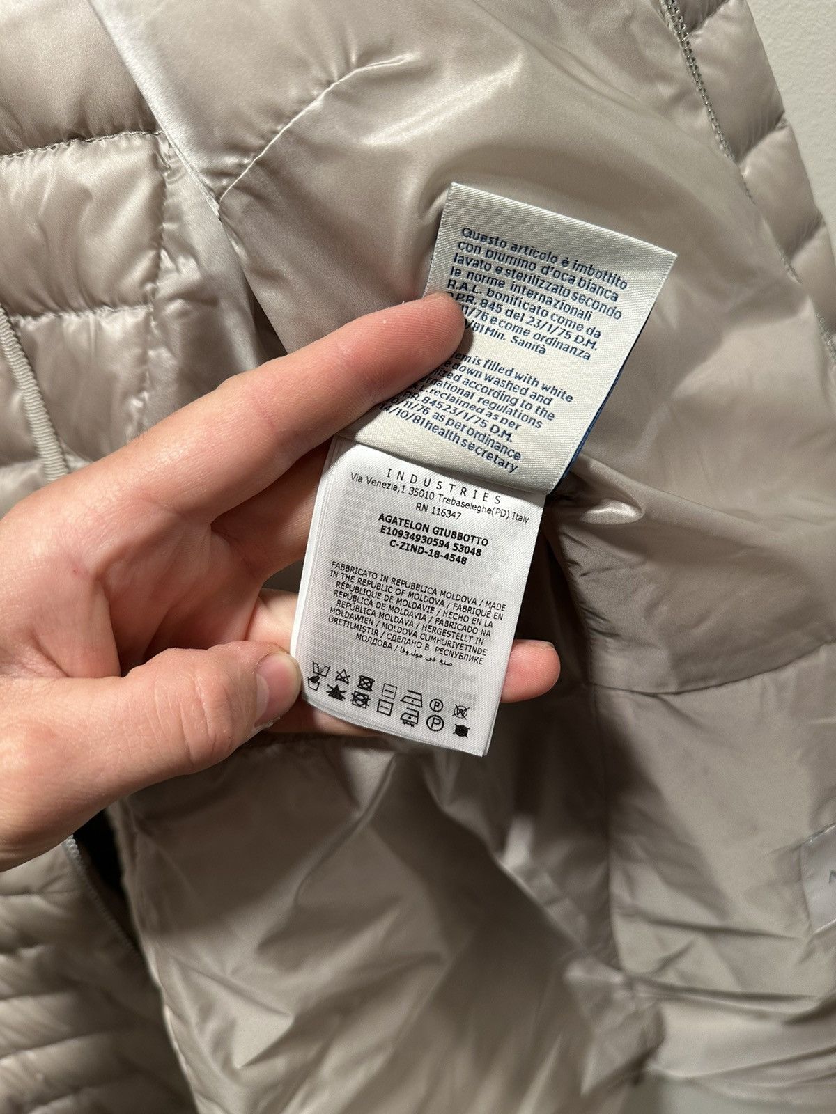 Moncler Moncler Grey Agatelon Long Puffer Jacket Size 2 / Small Size XS / US 0-2 / IT 36-38 - 13 Thumbnail