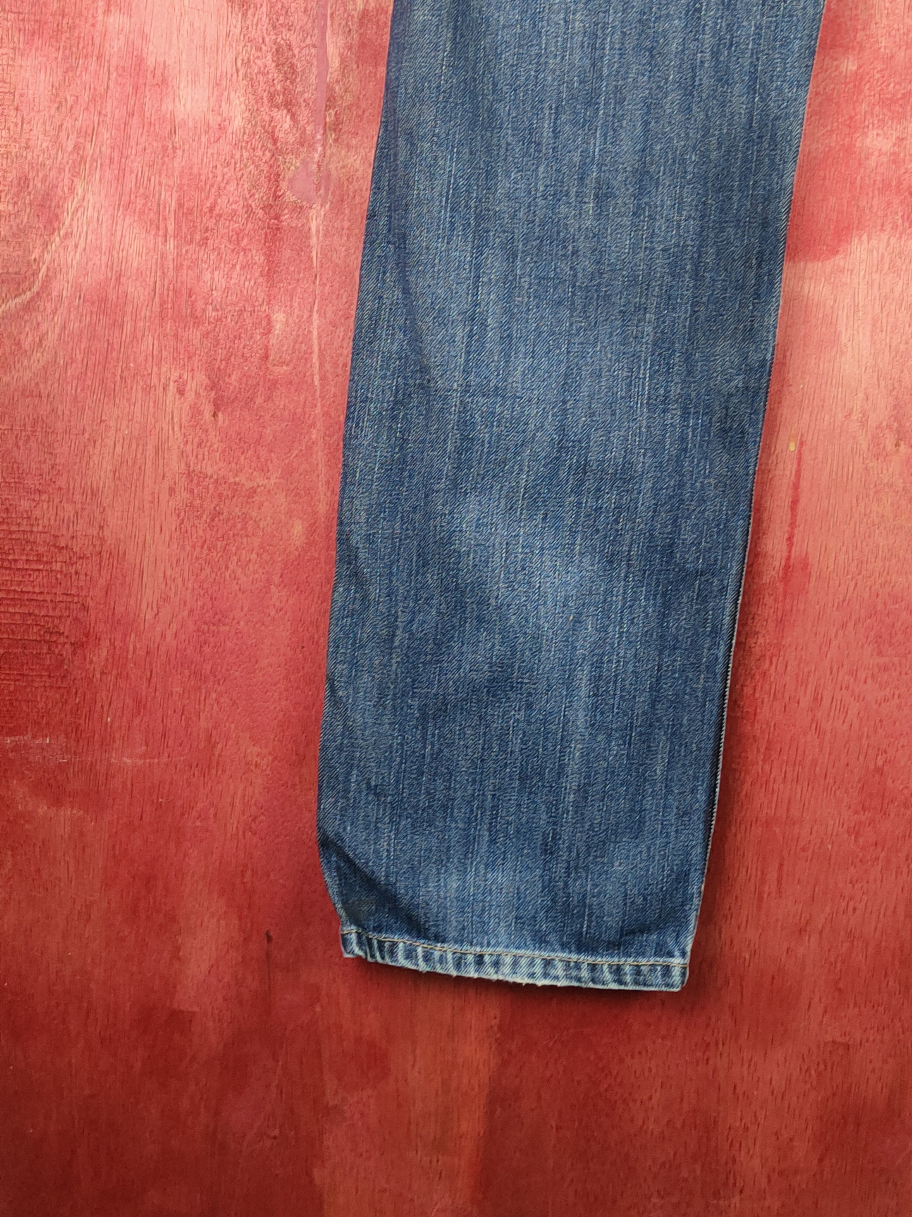Edwin Edwin Dark Blue Faded Distressed Ripped Jeans #S1632 Size US 31 - 11 Thumbnail