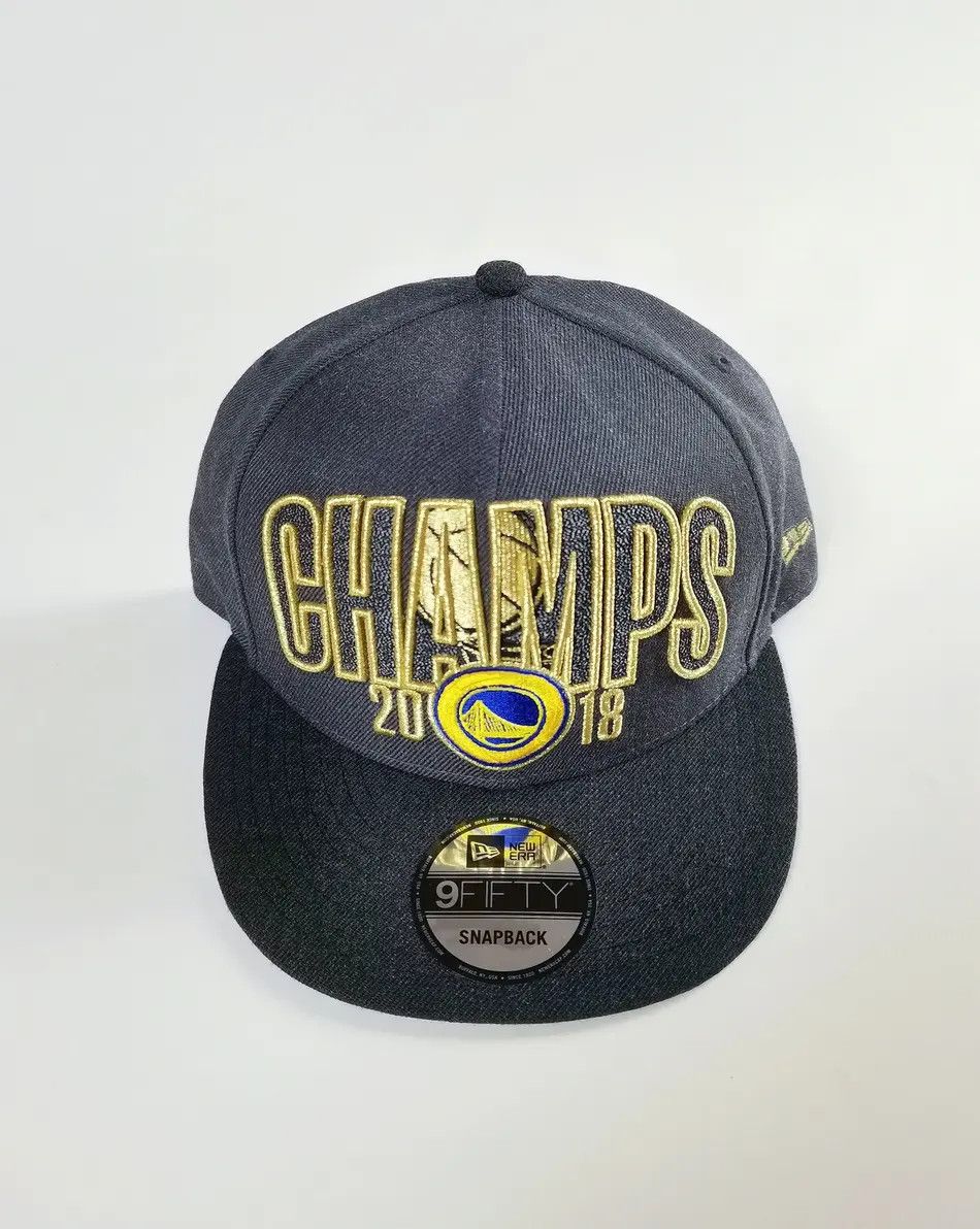 NBA × New Era NBA Champions Golden State Warriors Basketball wool Cap Hat Size ONE SIZE - 1 Thumbnail
