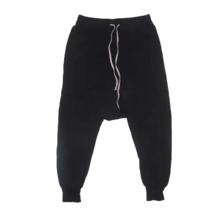 Rick Owens Rick Owens Black Casual Drawstring Pants -2507 Size US 26 / EU 42 - 1 Thumbnail