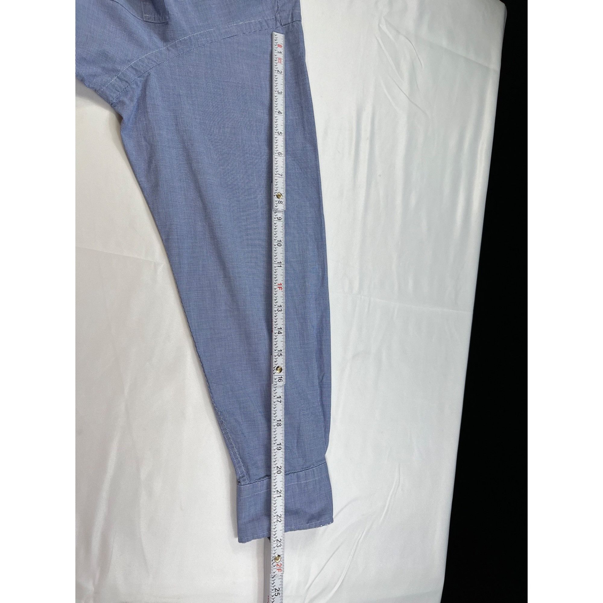 Lauren Ralph Lauren Lauren Ralph Lauren SKU 7542 Mens Blue Checkered Button-Down Size US M / EU 48-50 / 2 - 9 Thumbnail