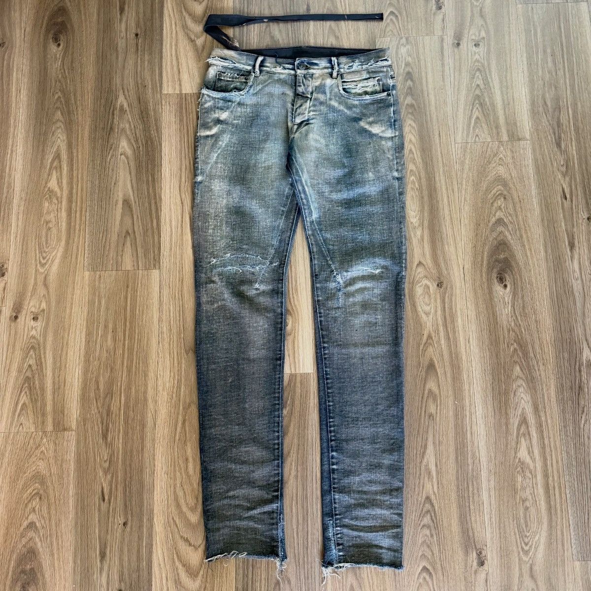 Rick Owens rick owens fw07 “exploder” dust detroit cut denim Size US 31 - 1 Thumbnail