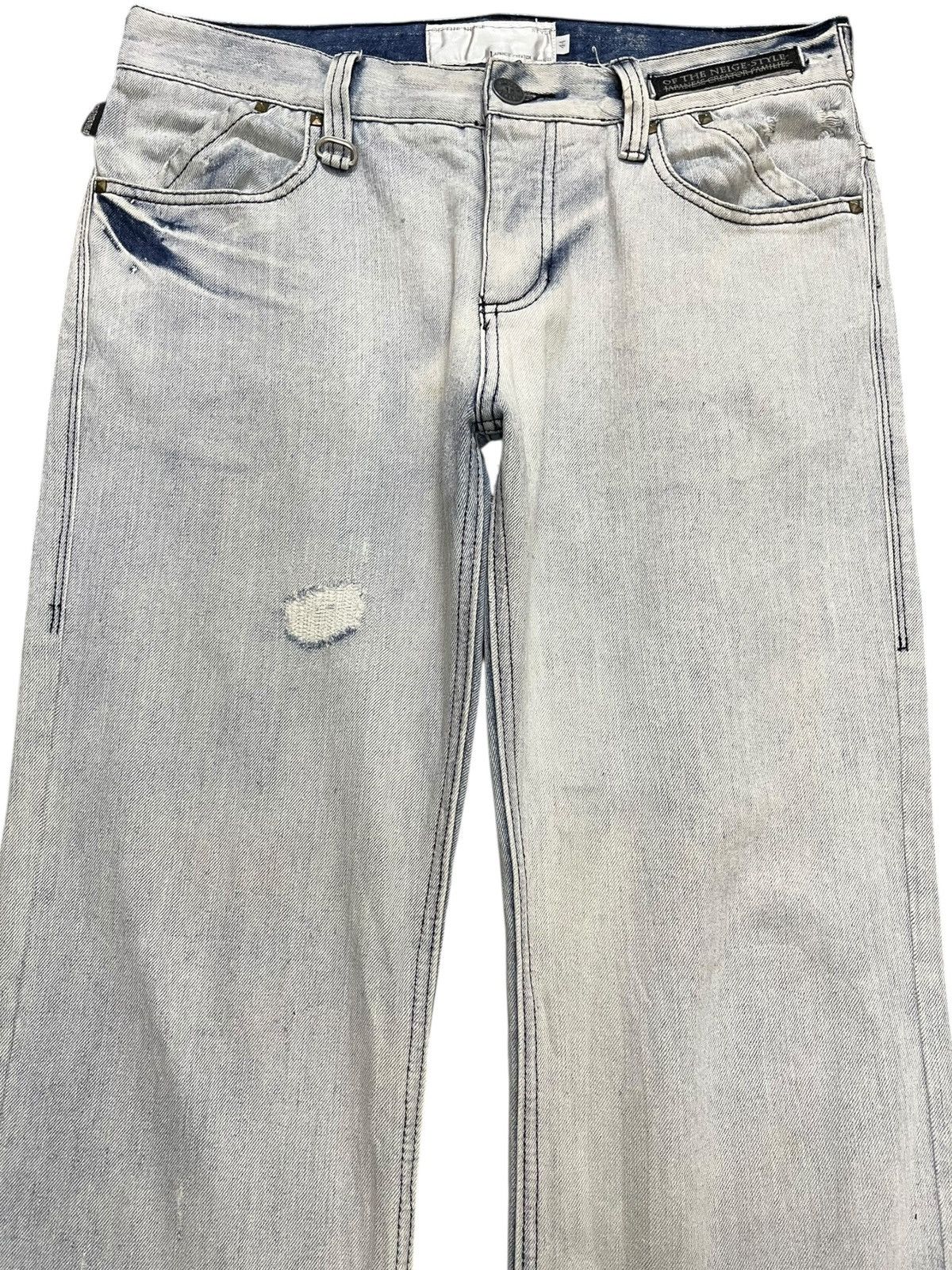 If Six Was Nine Vintage Of the Niege Studded Grunge Faded Denim Size US 33 - 2 Thumbnail