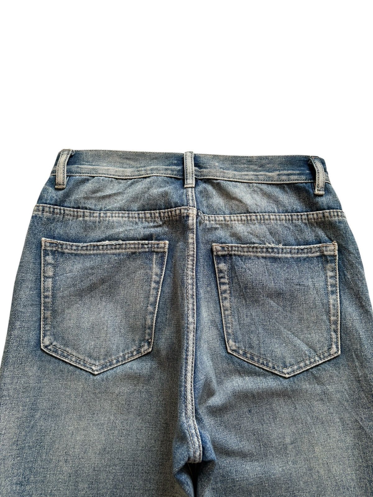 Japanese Brand Vintage Japanese Brand Mud Wash Ripped Flare Jeans Size US 27 - 8 Thumbnail